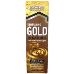 Beauty Formulas Revitalising Gold Gel Facial Mask 100ml