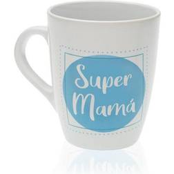 BigBuy Home Super Mamá Mugg