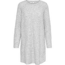 Only Knitted Dress - Gray/Light Gray Melange