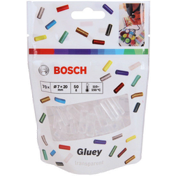 Bosch Gluey Glue Sticks Transparent 70-pack