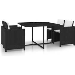 vidaXL 43898 Juego de comedor de patio, 1 Mesa incl. 8 Sillas