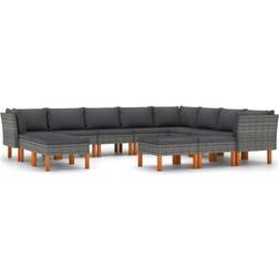 vidaXL 3059725 Loungesæt, borde inkl. 8 sofaer
