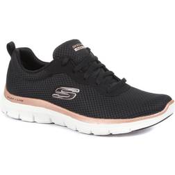 Skechers Flex Appeal 4.0 W - Black Rose Gold