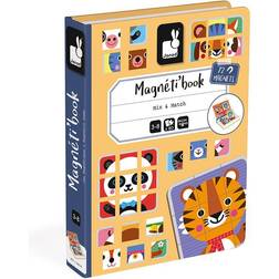 Janod Magneti'Book Mix & Match Animals Magnets 72 Pieces