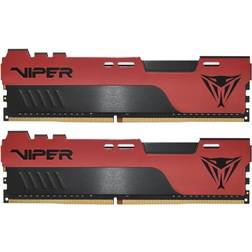 Patriot Mémoire RAM Memory Viper Elite II PVE2416G266C6K 16Go (2x8Go) DDR4 2666MHz C16 Noir