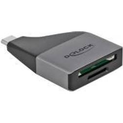 DeLock USB-C Card Reader for SD/MMC + microSD (64117)