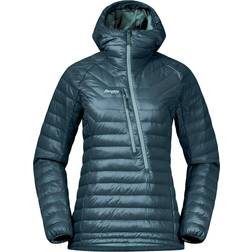 Bergans Cecilie Down Light Anorak - Orion Blue/Misty Forest