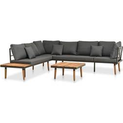 vidaXL 46465 Loungeset, 1 Bord inkl. 3 Soffor