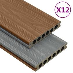 vidaXL WPC 3070474 23x140 Patio Boards