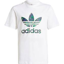 adidas Boy's Allover Print Camo Graphic T-shirt - White (H20307)