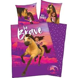 Herding Spirit Be Brave Bed Set 53.2x78.7"