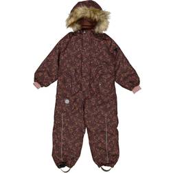 Wheat Moe Tech Snowsuit - Deep Blue Flowers (7006e-921R-1021)