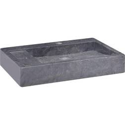 vidaXL Sink Cream 22.8' x 15.4' 3.9' Marble