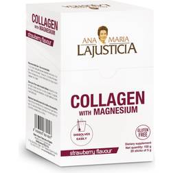 Ana Maria LaJusticia Collagen with Magnesium Strawberry 5g 20 stk