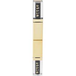 Stila Double Dip Suede Shade & Glitter & Glow Liquid Eye Shadows Black Out