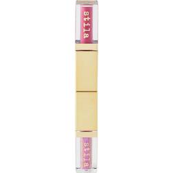 Stila Double Dip Suede Shade & Glitter & Glow Liquid Eye Shadows Pink Martini