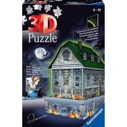 Ravensburger 3D Puzzle Haunted House with Night Light 216 Pieces