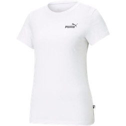 Puma Women's Essentials Small Logo Tee - White