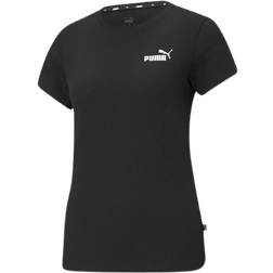 Puma Women's Essentials Small Logo Tee - Black