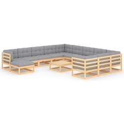 vidaXL 3077109 Loungesett, 1 Bord inkl. 11 Soffor