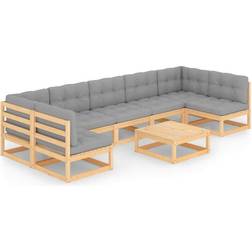 vidaXL 3077189 Lounge-Set, 1 Tisch einschl. 7 Sofas