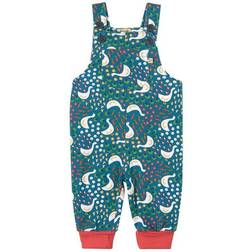 Frugi Parsnip Dungaree - Blue Springtime Geese