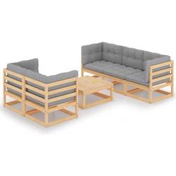 vidaXL 3076379 Lounge-Set, 1 Tisch einschl. 5 Sofas