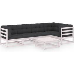 vidaXL 3076609 Lounge-Set, 1 Tisch einschl. 5 Sofas