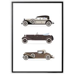 XO Posters Retro Cars Poster