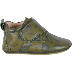 Wheat Dakota Print Indoor Shoes - Olive Storage