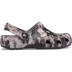 Crocs Classic Bleach Dye Clog - Black