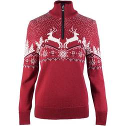 Dale of Norway Christmas Women's Sweater - Red/Off White/Navy