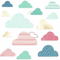 Wild & Free Cloud Peel & Stick Wall Decals with Mirrors