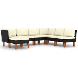 vidaXL 3059718 Lounge-Set, Tisch einschl. 6 Sofas