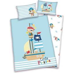 MCU Biancheria Da Letto Little Pirates 100x135 cm Blu 39.4x53.2"