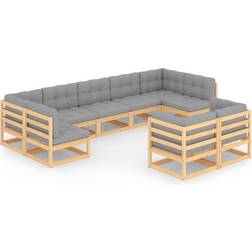 vidaXL 3077254 Loungesæt, borde inkl. 9 sofaer