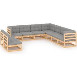 vidaXL 3076904 Loungesæt, borde inkl. 9 sofaer