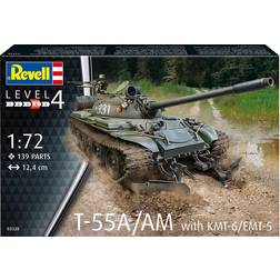 Revell T-55A/AM with KMT-6/EMT-5 1:72