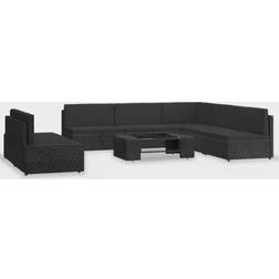 vidaXL 3054608 Loungeset, 1 Bord inkl. 6 Soffor