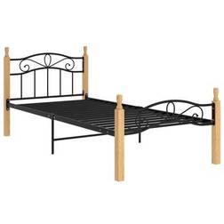 vidaXL Bed Frame Metal Solid 90cm 90x200cm