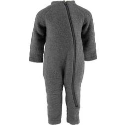 Mikk-Line Baby Wool Suit - Anthracite Melange (50005)