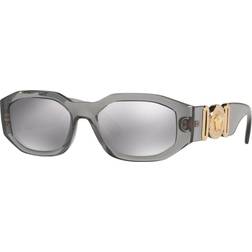 Versace Hombre Sunglass VE4361 Biggie - Gris Transparente