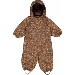 Wheat Adi Tech Snowsuit - Maroon Flowers (8001e-921R-2753)