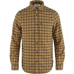 Fjällräven Övik Flannel Shirt - Brown/Dark Navy