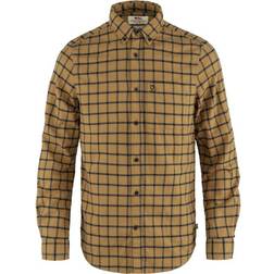 Fjällräven Övik Flannel Shirt - Buckwheat Brown/Dark Navy