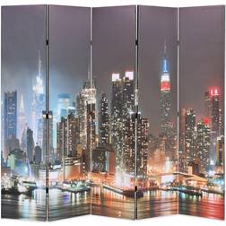vidaXL New York at Night Rumdeler 200x170cm