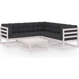 vidaXL 3076549 Loungeset, 1 Bord inkl. 5 Soffor