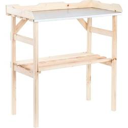 HI Mesa De Cultivo De Madera 82x38x78 cm - Beige