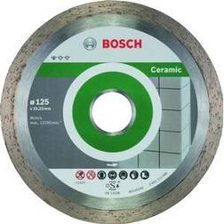 Bosch Lame de scie diamant Standard pour céramique, 125 x 22,23 x 1,6 x 1,6 x 7 mm