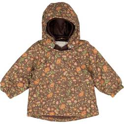 Wheat Sascha Tech Jacket - Maroon Flowers (8252e-921R-2753)